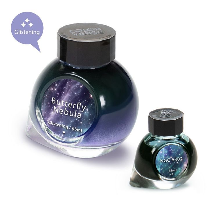 【特別版 蝴蝶星雲(閃粉)與星團6302】Colorverse - SE Butterfly Nebula & NGC 6302 Set 65ml + 15ml Ink