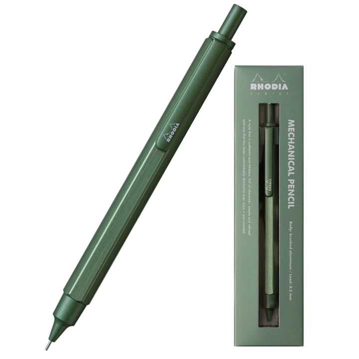 Rhodia - 鼠尾草綠 自動鉛筆  0.5 mm scRipt - 2