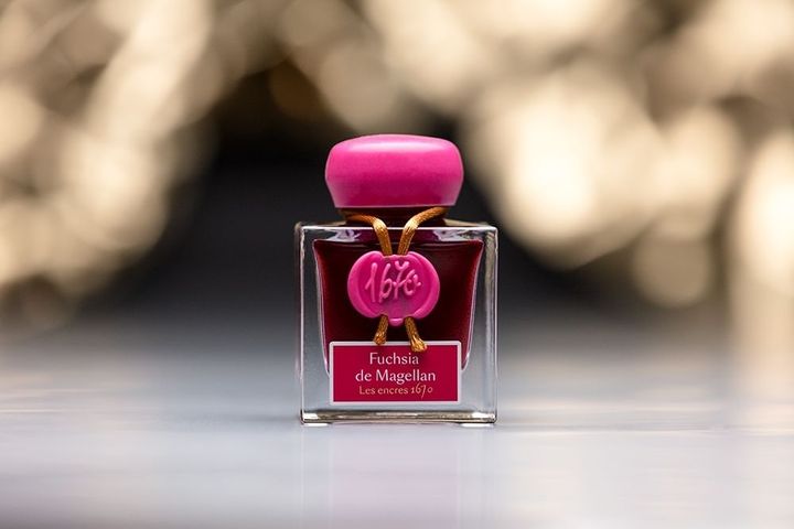 Jacques Herbin - 1670 燈籠海棠 50ml 閃粉鋼筆墨水 - 2