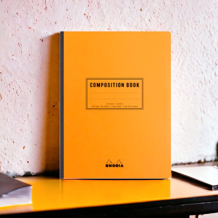 Rhodia - B5 橫線橘色側翻校園筆記本