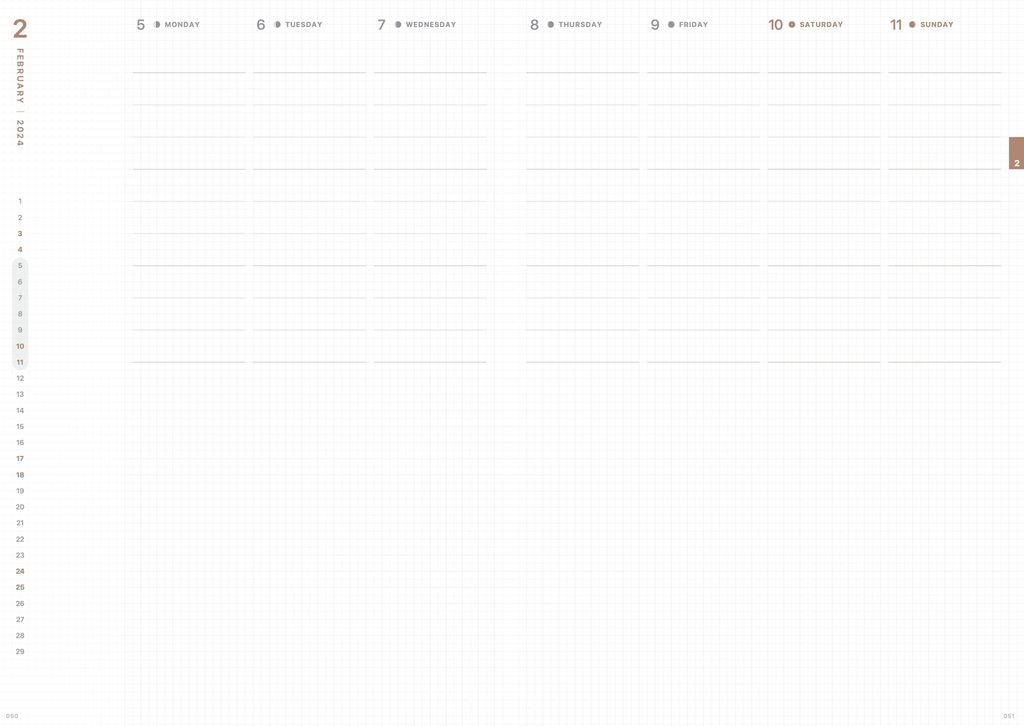 B6 US_weekly plan_feb