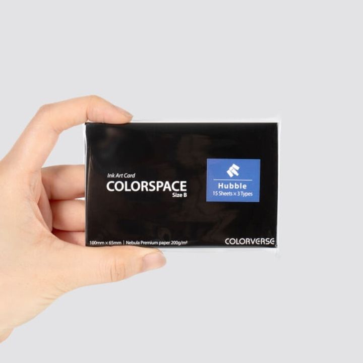 【色彩小宇宙白墨著色卡 哈伯主題 B尺寸】Colorverse - Colorspace size B Hubble 45 Sheets Swatch