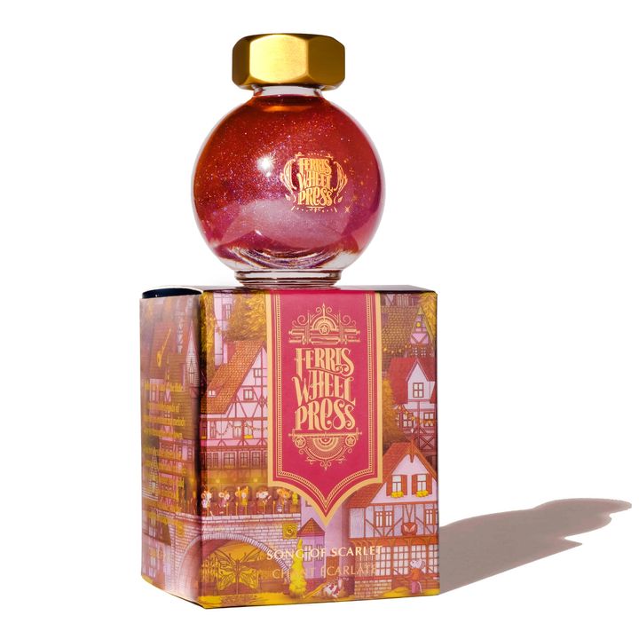 【緋紅之歌｜閃粉】摩天輪 - 童話 20ml 鋼筆墨水
