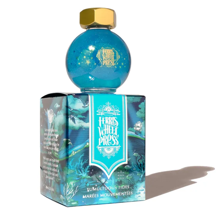 【洶湧海潮｜閃粉】摩天輪 - 童話 20ml 鋼筆墨水