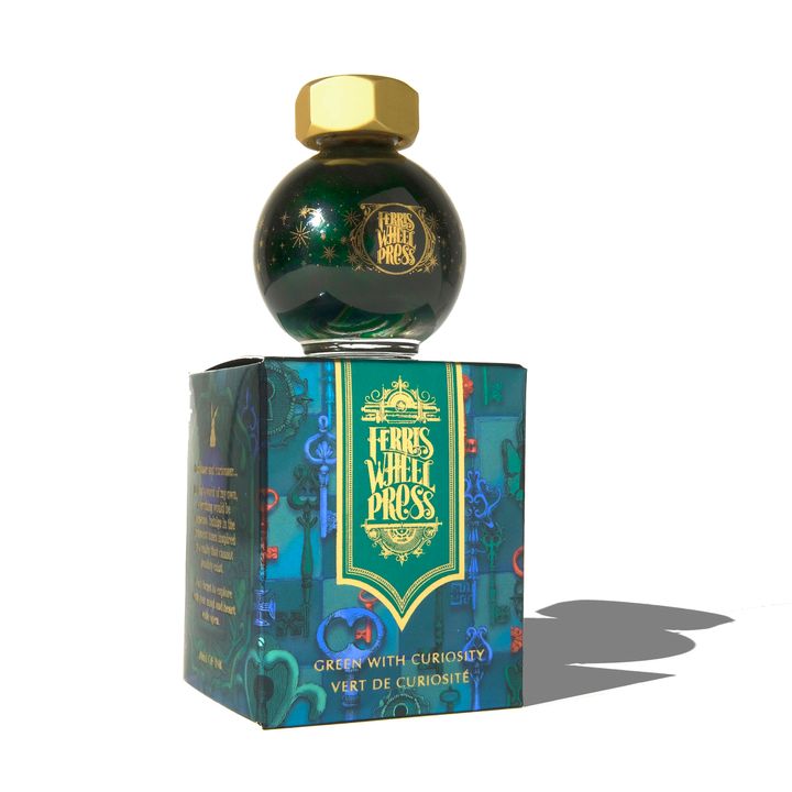 【綠色的好奇心｜閃粉】摩天輪 - 夢境童話 20ml 鋼筆墨水