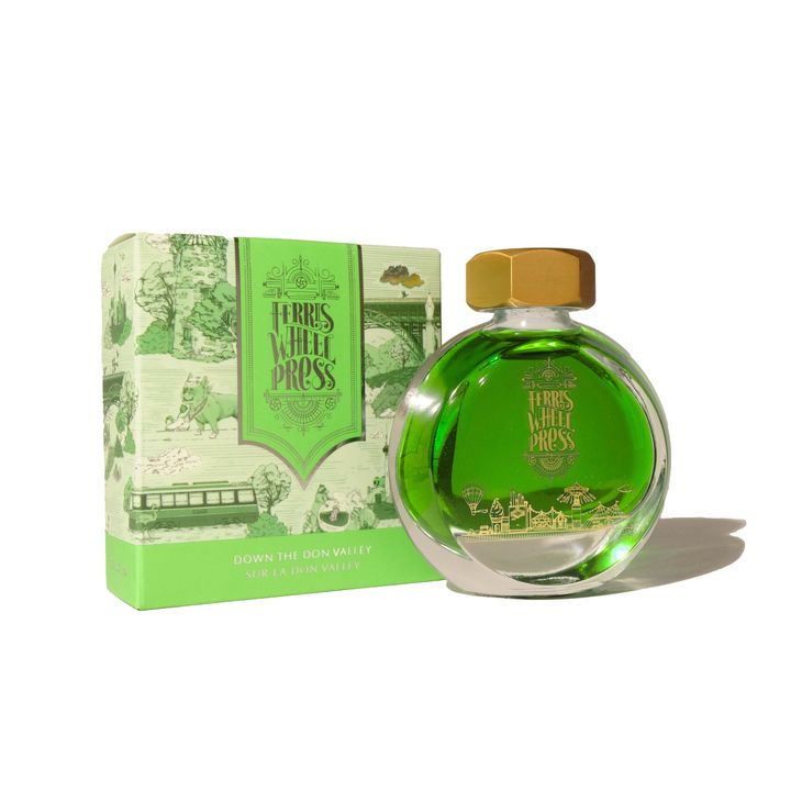 【漫步當河｜閃粉】摩天輪 - 蜜糖海灘 38ml 鋼筆墨水