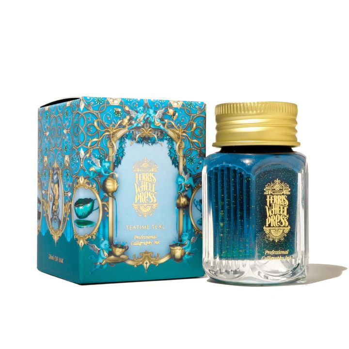 【碧綠茶會】摩天輪 - 28ml 沾水筆墨水