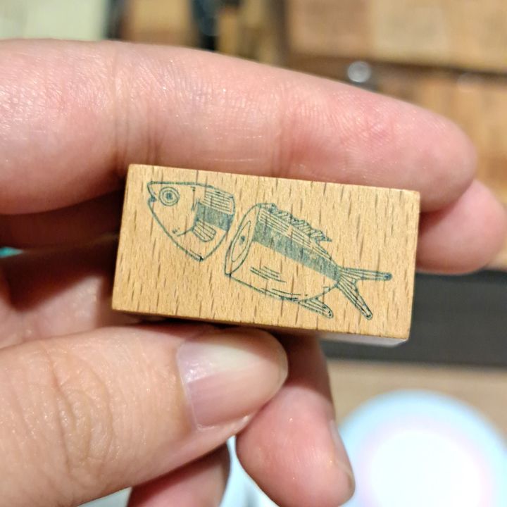 藍濃道具屋 - 印章 魚 小袋 - 2