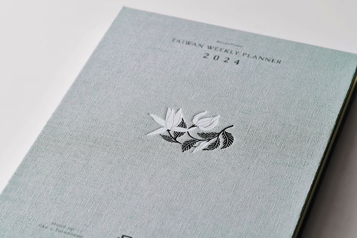 Baconpress 五花鹽 - 玉蘭花 magnolia - 2024 週曆手帳《日月 Jour après jour》
