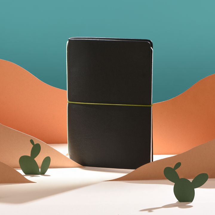 Endless - Black Explorer Series B6 Notebook (Vegan Cactus Leather)