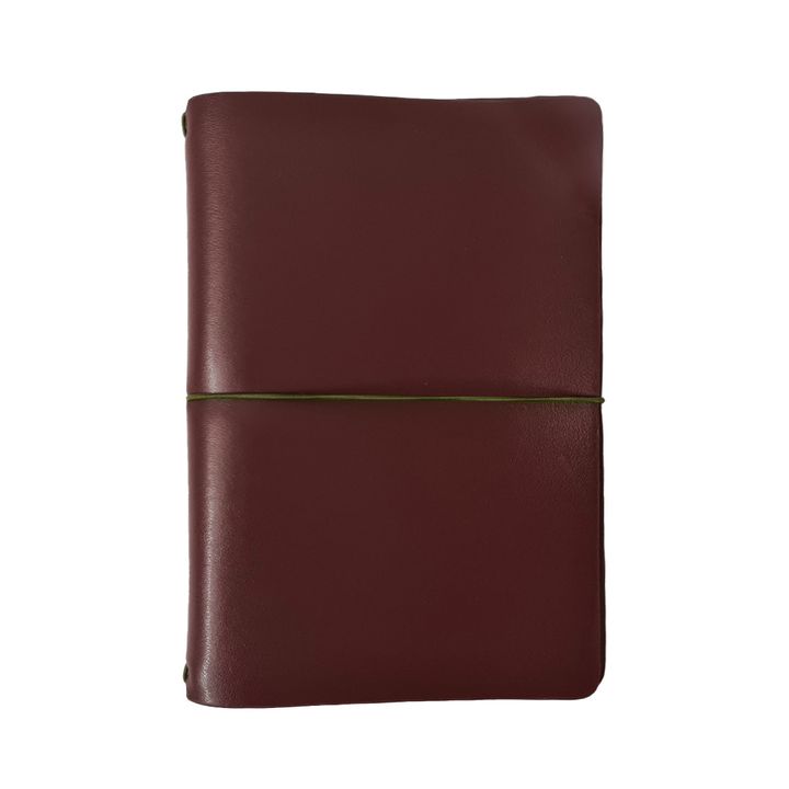 Endless - Wine Red Explorer Series B6 Notebook (Vegan Cactus Leather) - 2