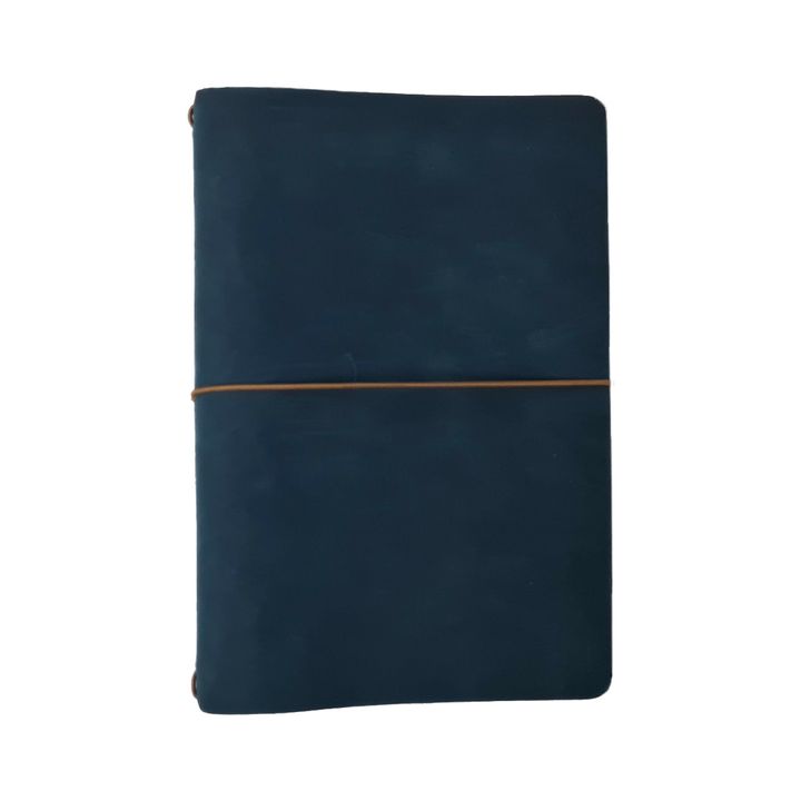 Endless - Blue Explorer Series B6 Notebook (Top Grade Full Grain Leather) - 2