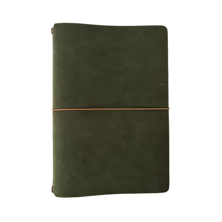 Endless - Green Explorer Series B6 Notebook (Top Full Grain Leather)