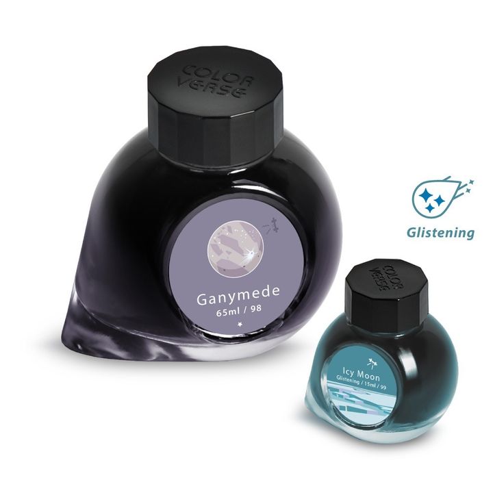 【木衛三與閃爍冰月球(閃粉)】Colorverse - 98/99 Ganymede & Icy Moon Glistening Set 65ml + 15ml Ink