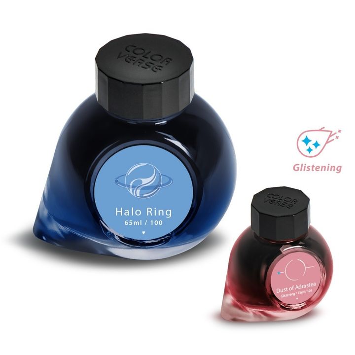 【光環與阿德拉斯提亞之塵(閃粉)】Colorverse - 100/101 Halo Ring & Dust of Adrastea Set 65ml + 15ml Ink