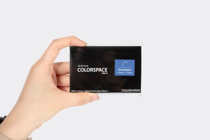 【色彩小宇宙白墨著色卡 星座主題 B尺寸】Colorverse - Colorspace size B Constellation 36 Sheets Swatch
