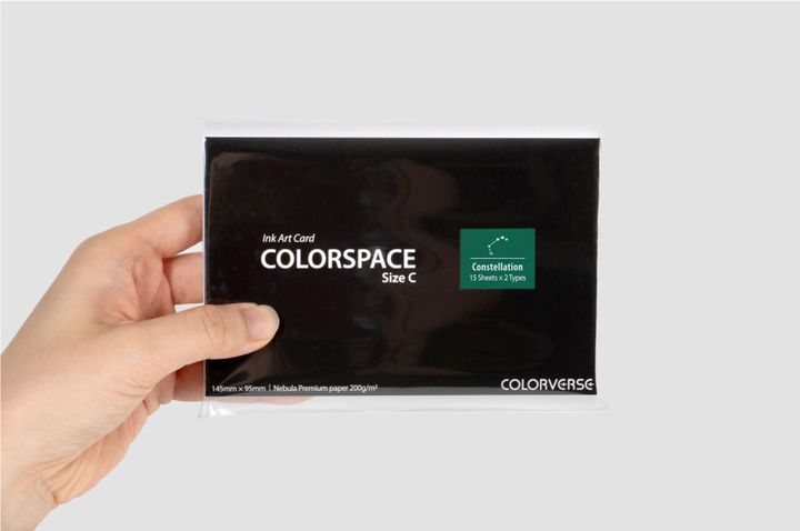 【色彩小宇宙白墨著色卡 星座主題 C尺寸】Colorverse - Colorspace size C Constellation 30 Sheets Swatch