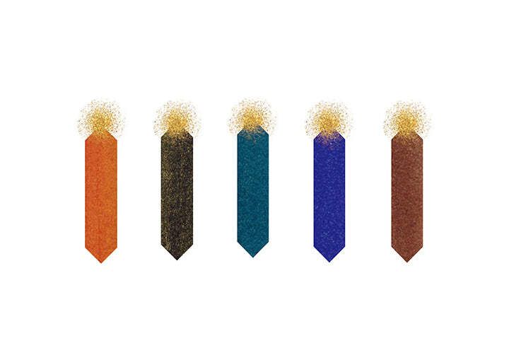 Jacques Herbin - 1670 Glitter Fountain Pen Ink Gift Set 10ml - 2