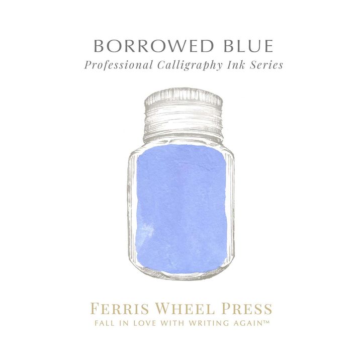【Borrowed Blue】摩天輪 - 28ml 沾水筆墨水 - 2