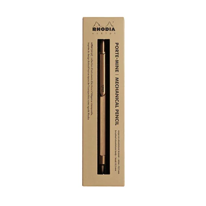 Rhodia - 金色 自動鉛筆  0.5 mm scRipt - 2