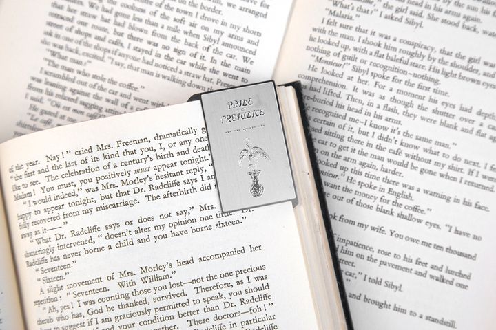 Wearingeul - 傲慢與偏見 文學封面 金屬書籤 - 2