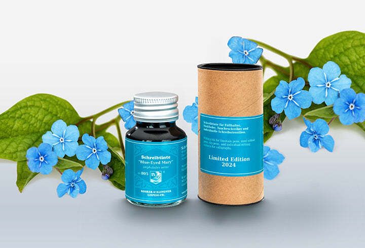 R&K - 錦龍花藍 Blue-Eyed Mary - 2024 Limited 年度限定 50ml 鋼筆墨水 Rohrer & Klingner
