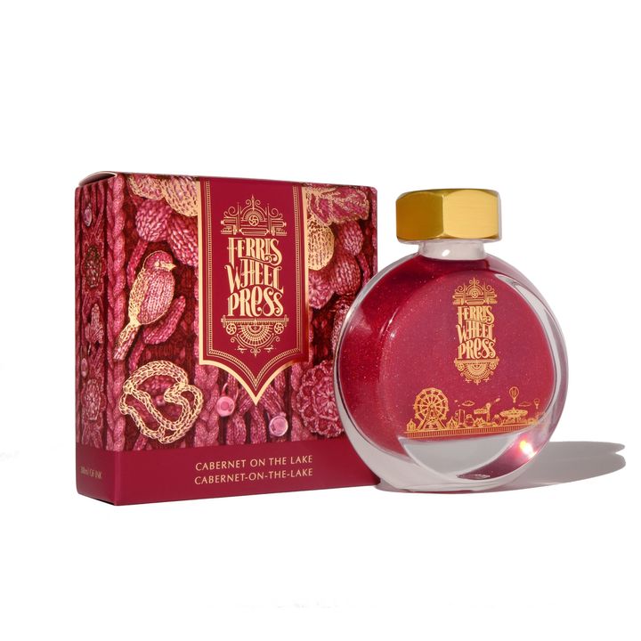 【紅酒湖畔】摩天輪 - 溫暖編織 38ml 鋼筆墨水