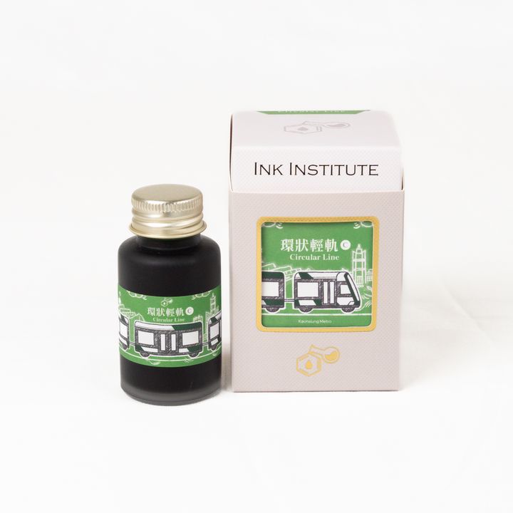 蘭泉墨研所 - 環狀線 綠線 高捷印象 30ml 鋼筆墨水 