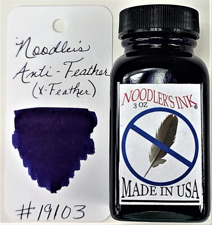 Noodler's- 19103 Anti Feather Blue (X-Feather) 3oz