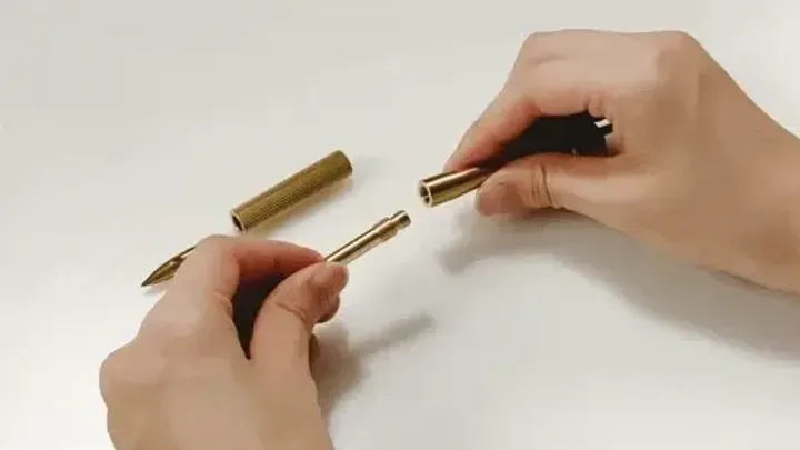 預購中 【太空梭金屬沾水筆桿】Colorverse - Brass / Aluminum Shuttle Nib Holder - 2