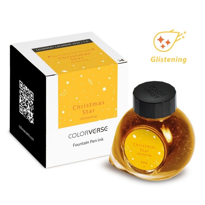【聖誕金星 65ml 閃粉】Colorverse 鋼筆墨水 - 2