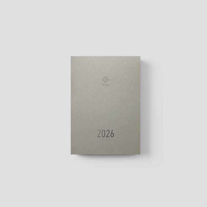 【台灣假期版｜A6 2-Day Per Page】Take a Note - 2026 Mini Planner (Taiwan Holiday Edition) 時效日誌手帳