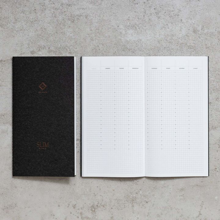 【Slim｜無時效自填式】Take a Note - Slim Biweek 無時效日誌 手帳 - 2