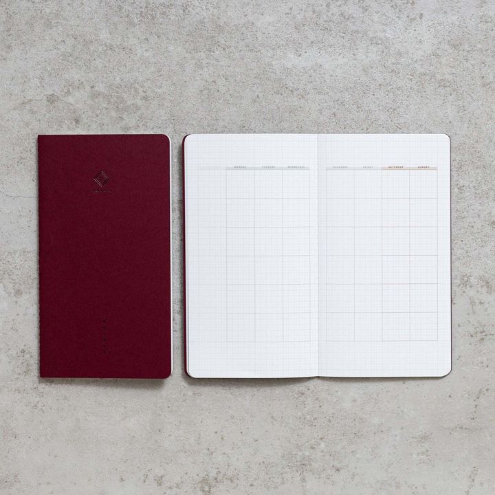 【LITE 自填式月計畫｜9.5×17cm Record 系列】Take a Note - LITE Undated Monthly Planner - 2