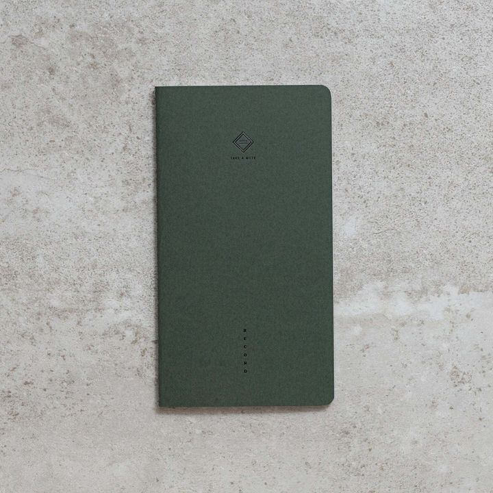 【LITE 兩日一頁自填式週計畫｜9.5×17cm Record 系列】Take a Note - LITE Undated Hybrid Daily Planner