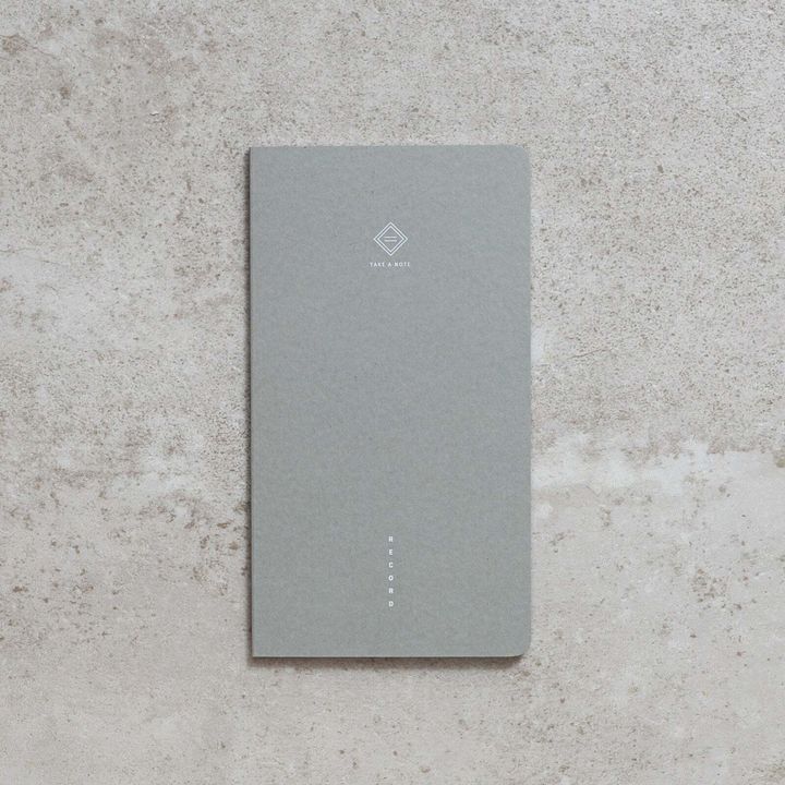 【可撕空白便條筆記本｜9.5×17cm Record 系列】Take a Note - Record Memo Pad (Blank) 便條紙