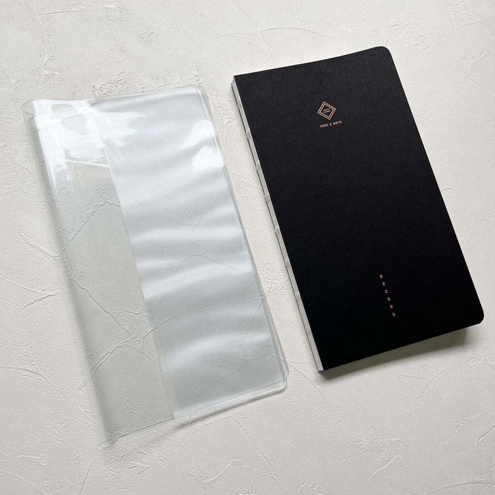 【9.5×17cm Record 系列專用｜透明書套】Take a Note - Record PVC Cover - 2