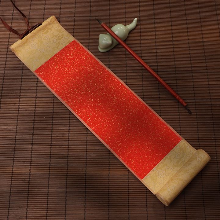 春節 - 迷你宣紙卷軸 - 10*23cm