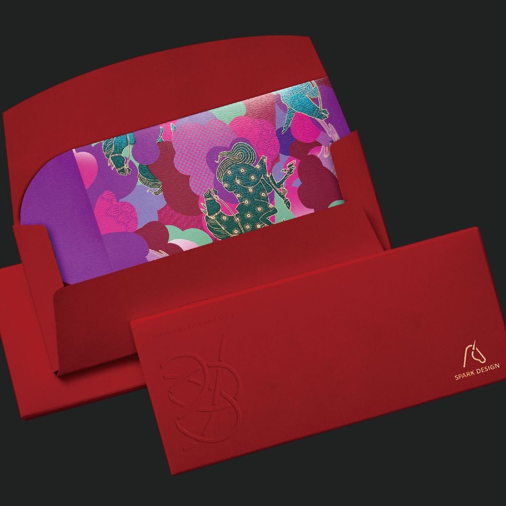 SPARK DESiGN 2026 Year of the Horse Red Envelope Gift Set 晟道設計 2026馬年 紅包袋禮盒組 展示圖