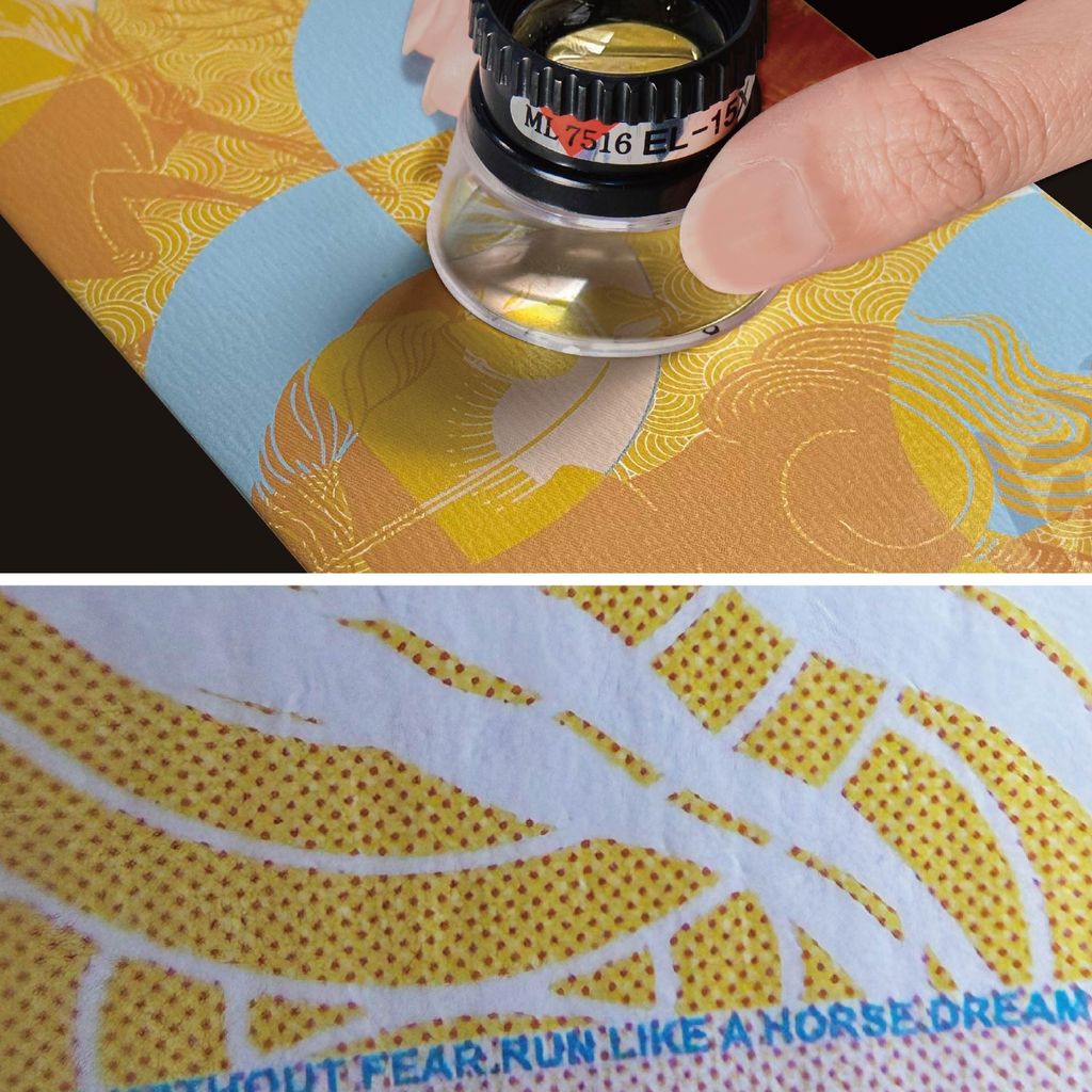 SPARK DESiGN Red Envelope Microtext Security Printing Detail 晟道設計 紅包袋 放大鏡檢視 微縮字防偽印刷工藝