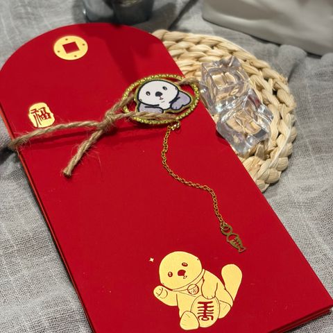 Speechless Otter 傻眼瀨 紅包袋 精緻送禮包裝 插畫小卡細節