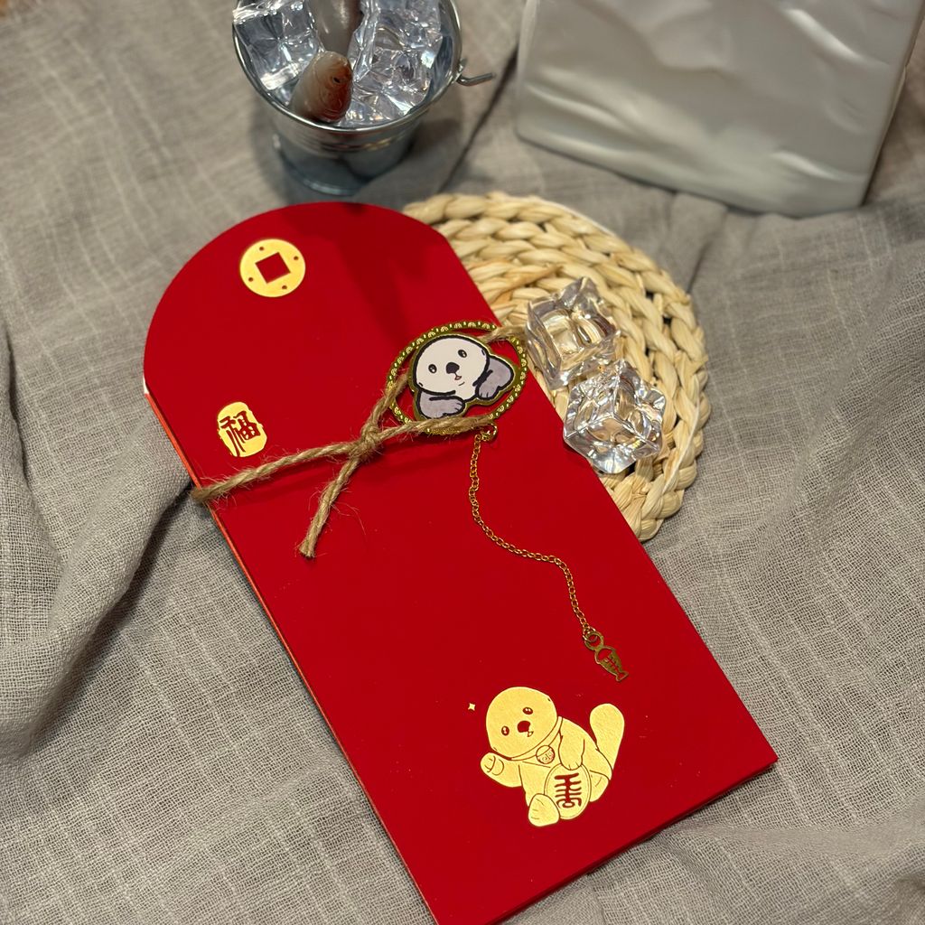 Speechless Otter 傻眼瀨 紅包袋 手作麻繩綁帶包裝 細節特寫