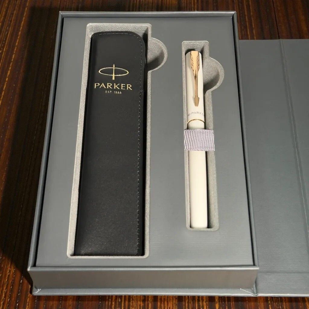 Parker Vector XL Gift Set with Leather Pouch Open Box 派克 新威雅鋼珠筆 皮套禮盒組 開箱展示