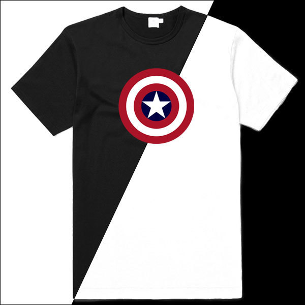 White] Captain America Round Shield 