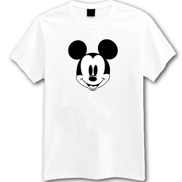 white mickey mouse shirt
