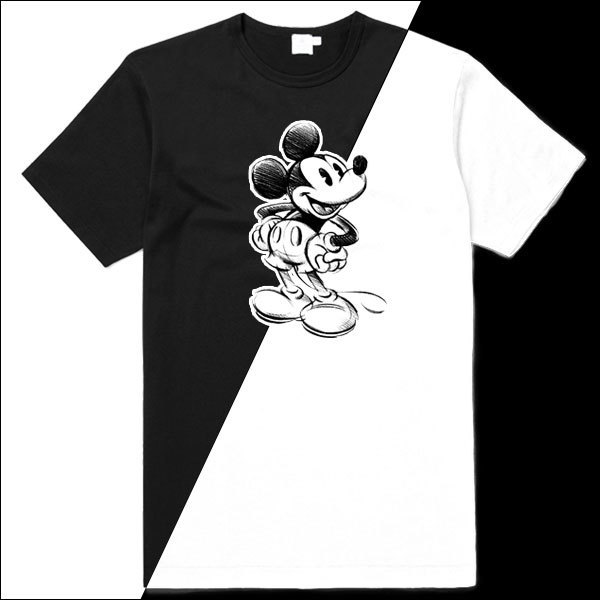 white mickey shirt