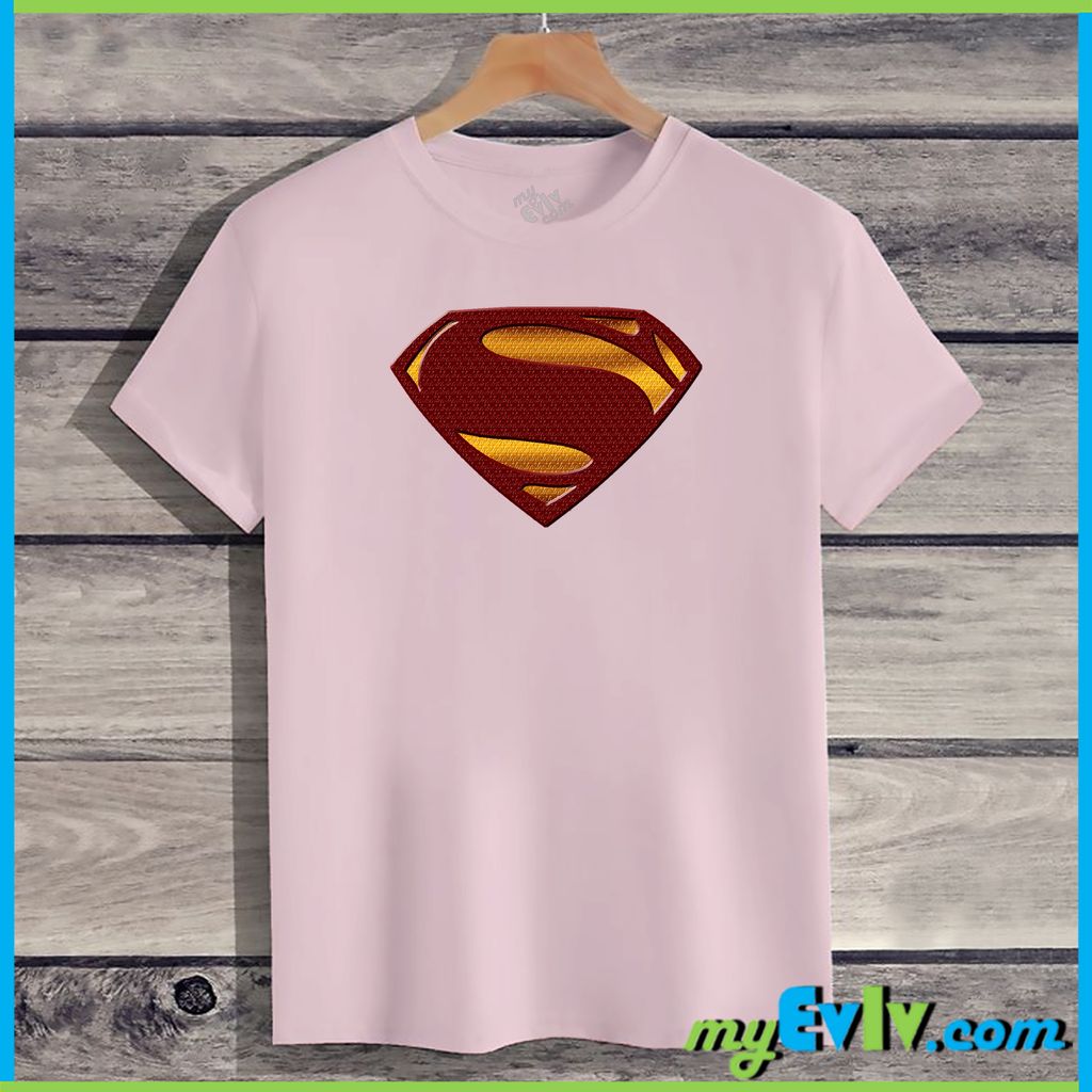DC005-SupermanBadge-Pink-Shirt