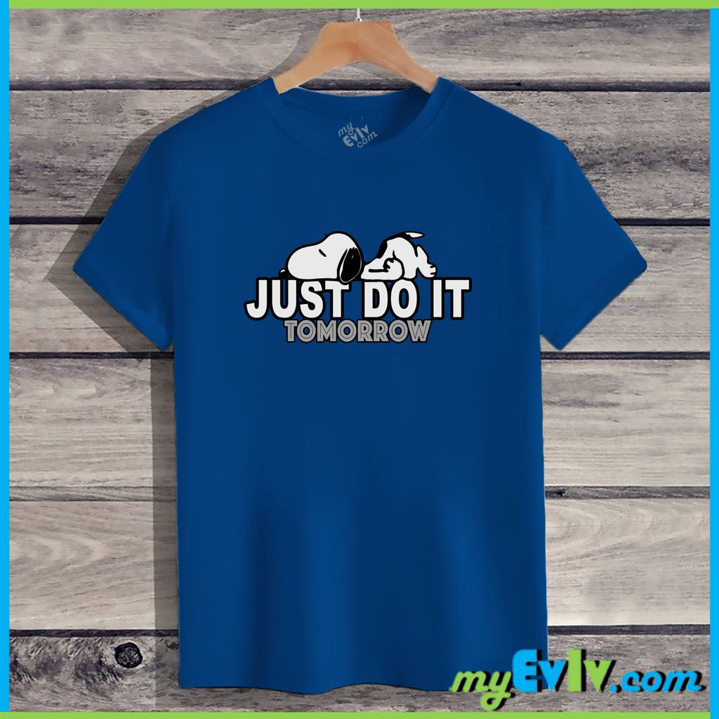 OT019-JustDoItTomorrow-BL-Shirt