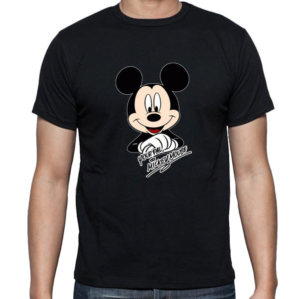 [Black/White] Mickey Mouse Portrait T-Shirt – myEvIv.com | Online ...