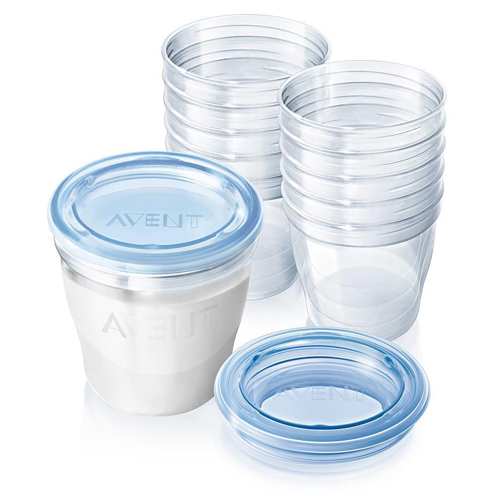 Philips AVENT VIA Breast Milk Storage Cups (Pack Of 10)